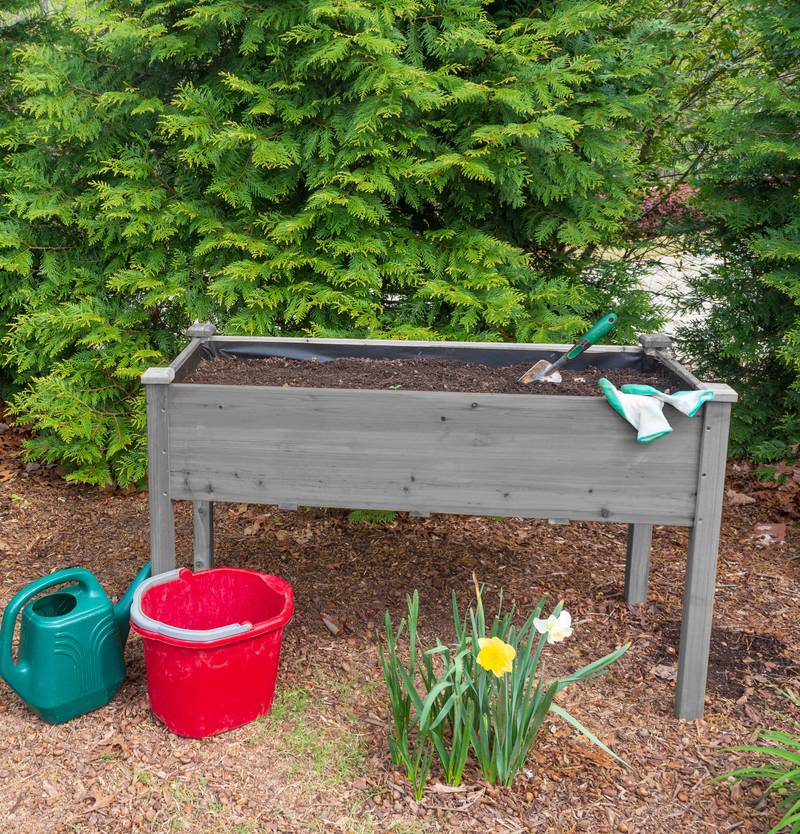 Eco-Friendly Elevated Garden Bed for Easy Planting