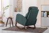 Stylish Emerald Rocking Glider Chair