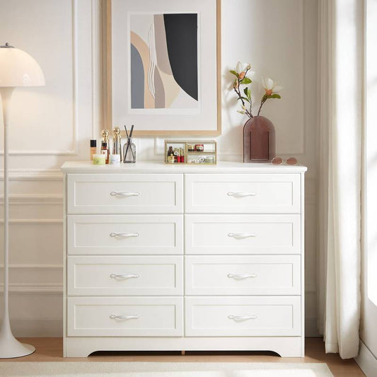 Chic White 3-Drawer Dress Up Chest
