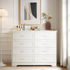 Chic White 3-Drawer Dress Up Chest