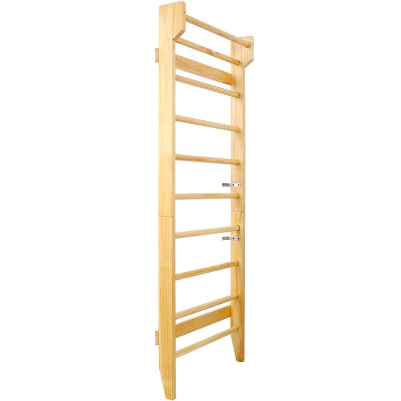 Versatile Wooden Wall Ladder for Home Workouts