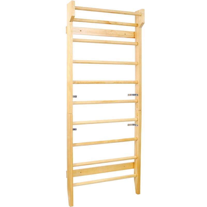Versatile Wooden Wall Ladder for Home Workouts