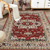 Vintage Boho Flower Rug – Washable & Non-Slip