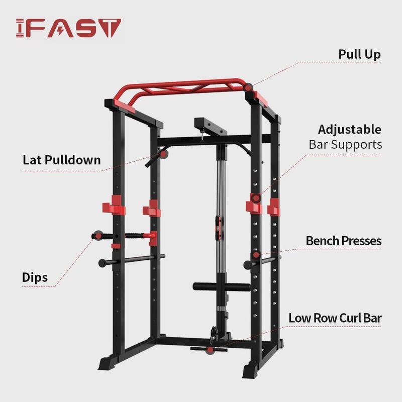Versatile Power Rack: Your Home Gym Solution!