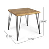 Zion Wood & Metal Blend Table