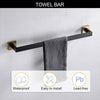 Sleek Stainless Steel Towel Bar Set