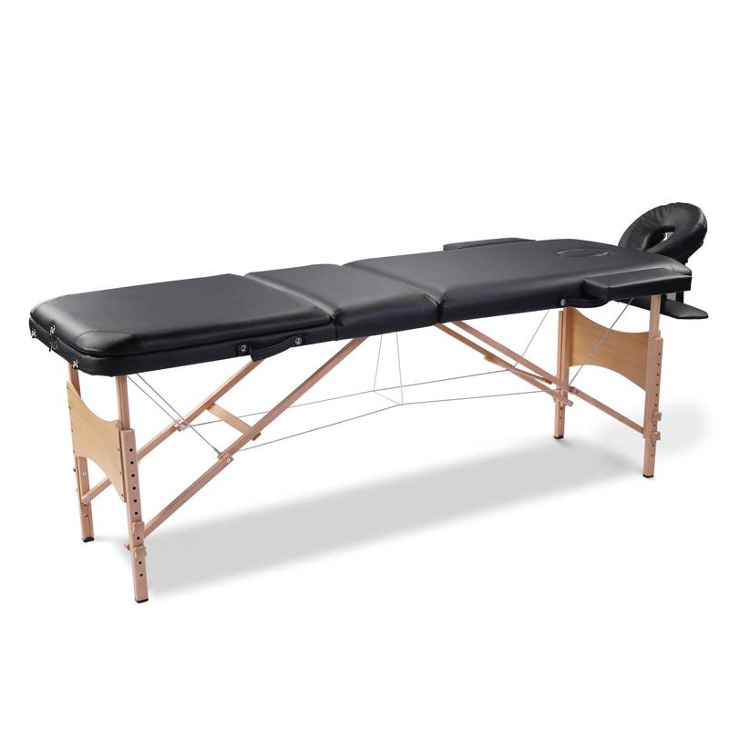 Spa on the Go: Adjustable Portable Massage Bed with Carrying Case