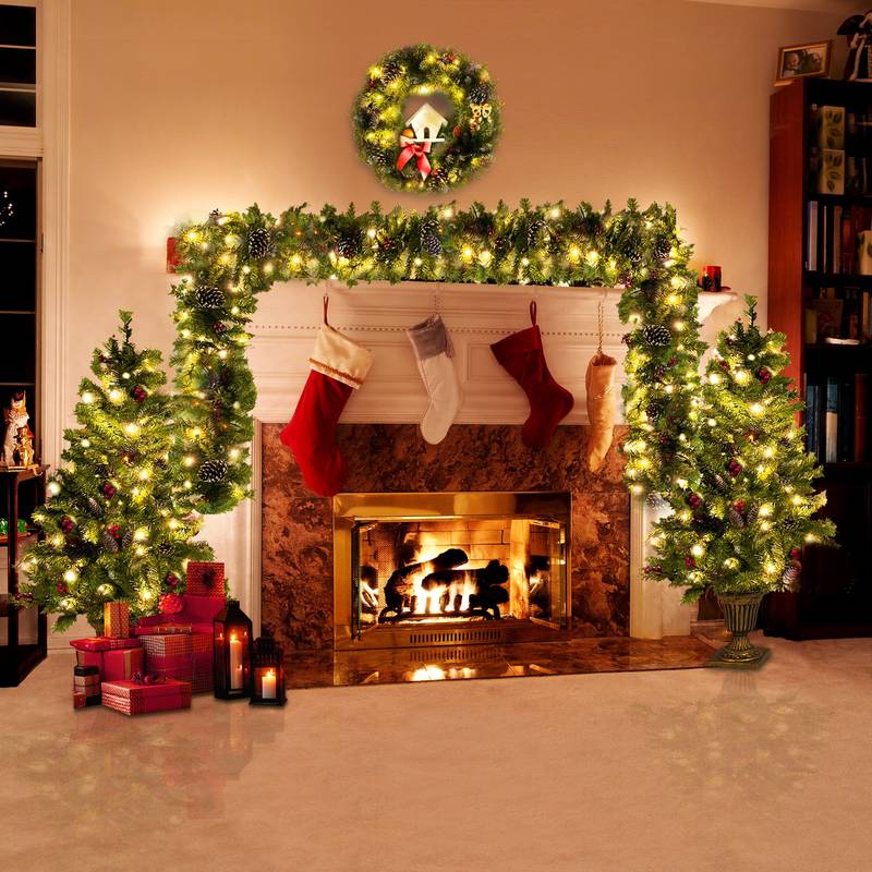 Festive Glow Holiday Decor Set