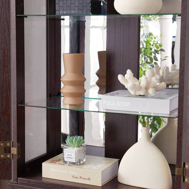 Cherry Glow Display Cabinet