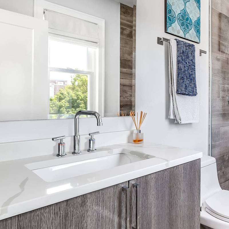 Sleek Chrome Widespread Bathroom Faucet with Pop-Up Drain