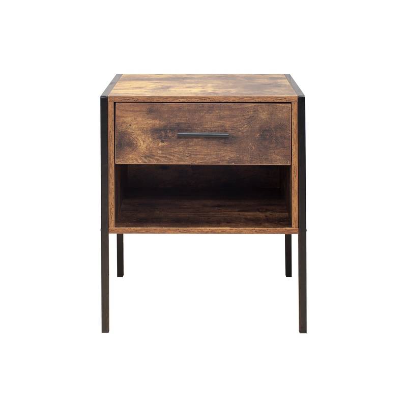Industrial Chic Nightstand Duo