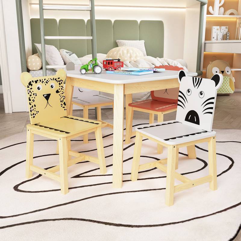 Animal Fun Kids' Table & Chair Set