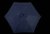 Navy Blue Patio Umbrella with Easy Tilt and Crank