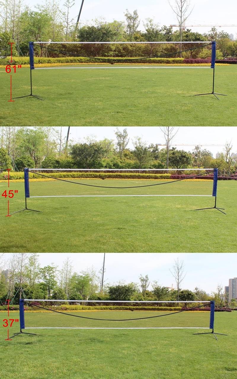 Easy Set-Up Sports Net for Volleyball, Badminton & Tennis