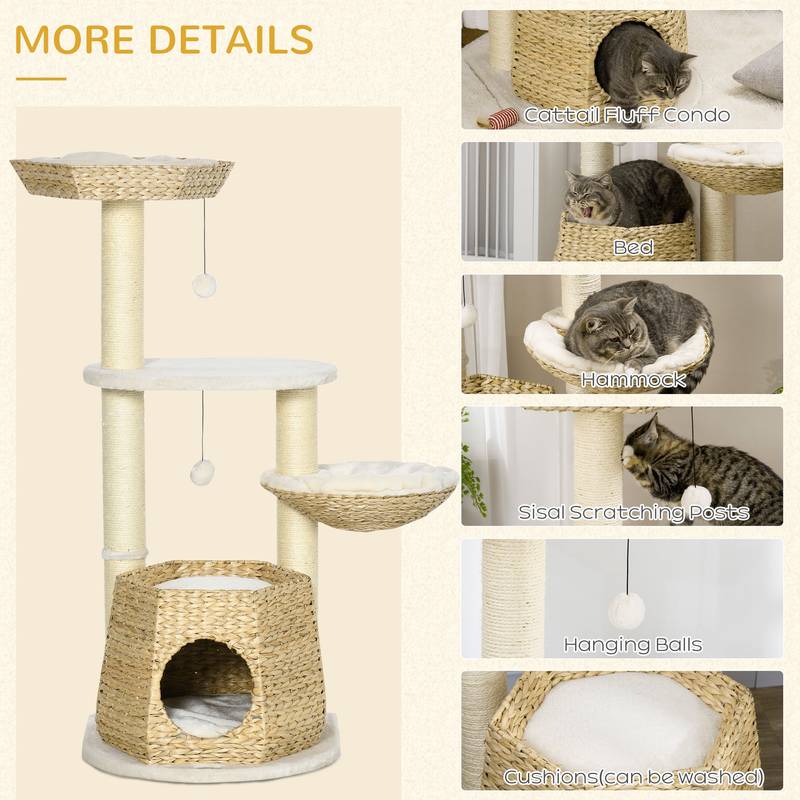 Cuddle Cove Cat Tree & Play Center