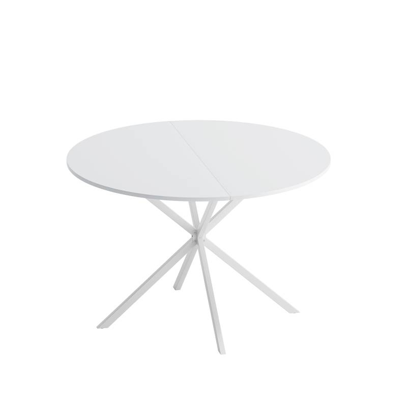 Chic Round Dining Table with Removable Top