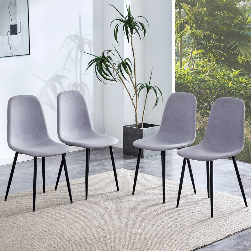 Scandi Chic Gray Shell Chair