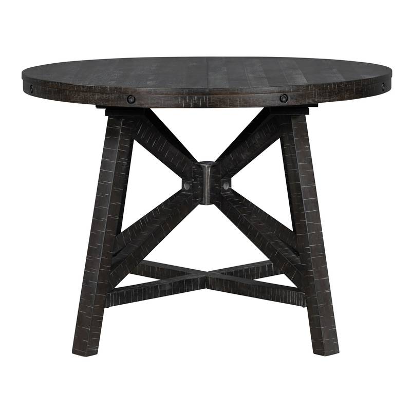 Retro Chic Dining Set with Expandable Table and Cozy Chairs