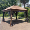 Cozy Pop-Up Canopy Gazebo with Netting and Soft Top