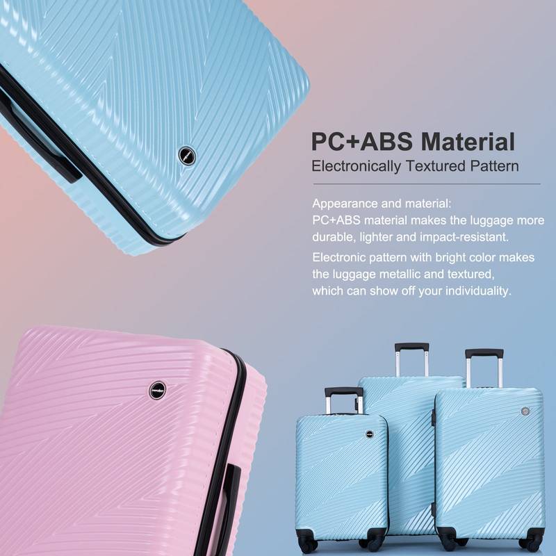 Aqua Breeze Lightweight Luggage Set