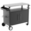 Grill Master’s Rolling Cart - Outdoor BBQ Station with Storage & Spice Rack