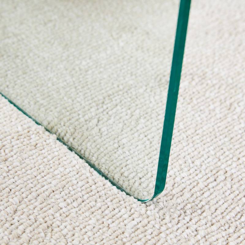 Chic Glass-Top Nightstand