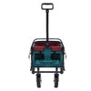 Cyan Collapsible Utility Wagon with Liners