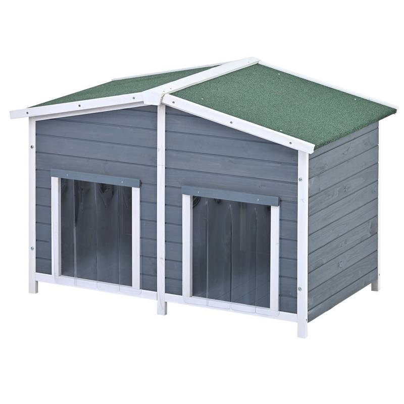 Cozy Cabin Dog House with Porch