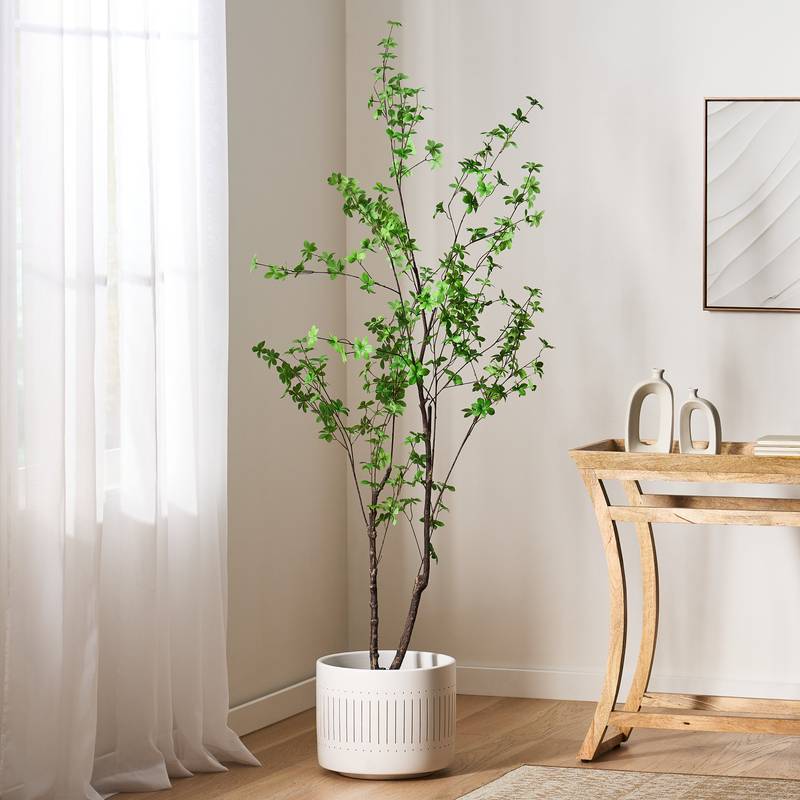 Stunning Faux Disc Leaf Tree
