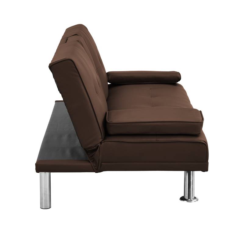 Cozy Convertible Sofa Bed with Modern Armrests