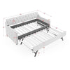 Chic Twin Daybed with Trundle and USB Charging