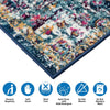 Boho Charm Woven Rug