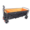 Ultimate Folding Wagon - Garden & Beach Buddy in Black & Orange