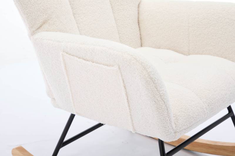 Cozy Glide Rocking Chair for Nurseries and Homes