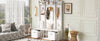 Versatile Entryway Bench with Coat Rack & Drawers