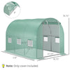 Outsunny Heavy-Duty Greenhouse Cover with Windows