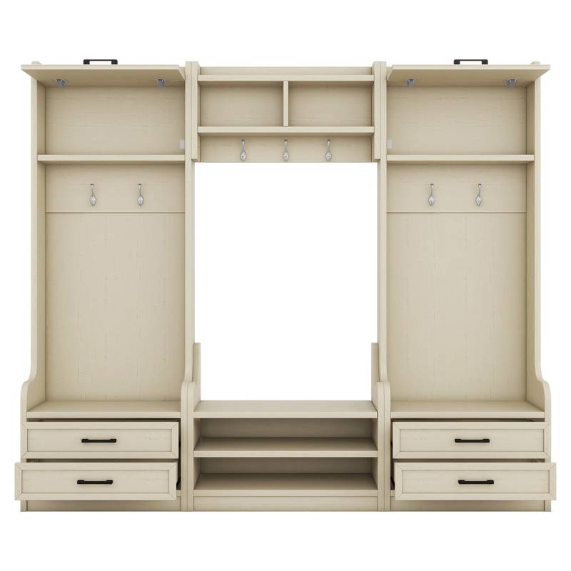 Versatile Hall Tree with Storage & Hooks