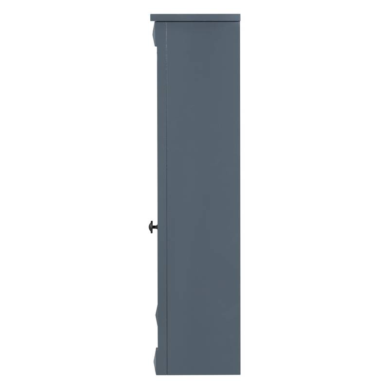 Sleek Wall-Mount Bathroom Cabinet with Mirror & Shelves