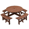 Spacious Wooden Picnic Table for Outdoor Fun