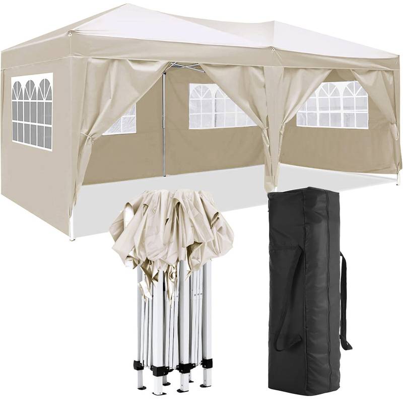 Easy Pop-Up Canopy with Removable Sidewalls - Perfect for Parties, Weddings, and Camping!