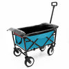Cyan Collapsible Utility Wagon with Liners