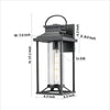 Rustproof Modern Outdoor Wall Lantern