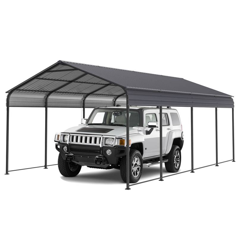 Ultimate Metal Carport Canopy - Heavy Duty Outdoor Storage for Cars, Boats, and Trucks