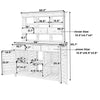 TOPMAX Garden Potting Station - Stylish Storage & Workspace