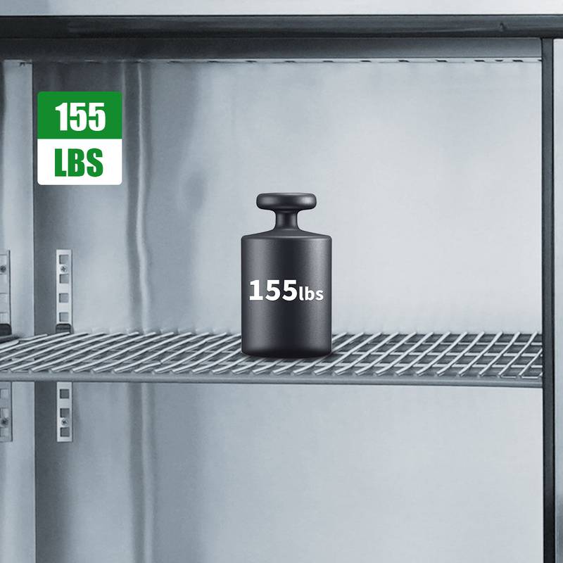Chill & Prep Pro: Commercial Refrigerator with Butcher Block Top