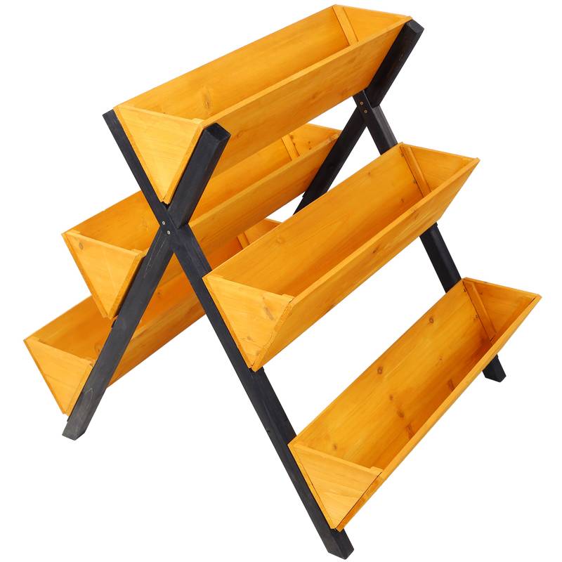 Elevate Your Garden: Wooden Vertical Planter for Flowers & Herbs