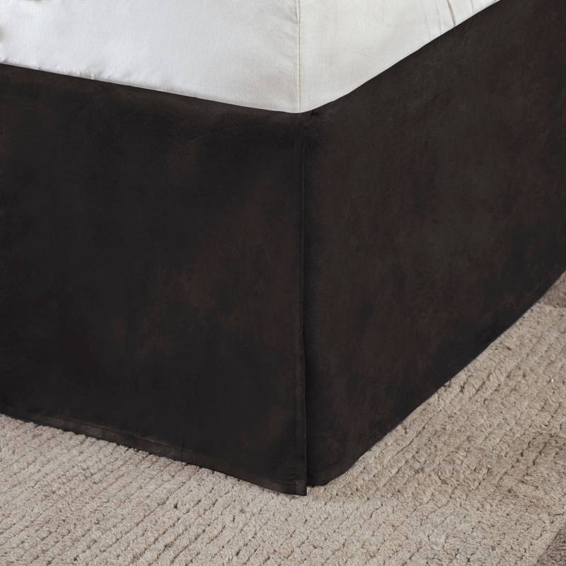 Cozy Grey Faux Suede King Comforter Set