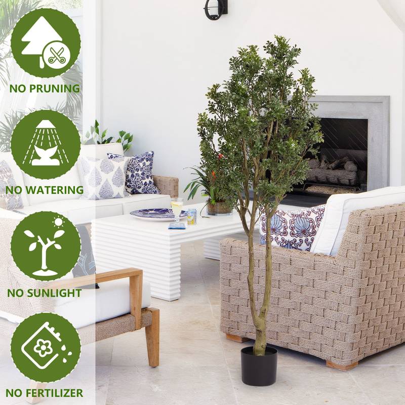 Curved Greenery Branches for Garden Decor