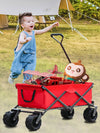 Colorful Foldable Garden Trolley & Picnic Wagon