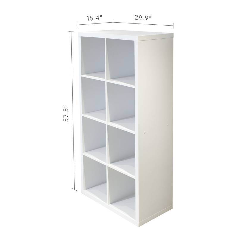 Modern White Cube Organizer: Stylish Storage for Home & Office